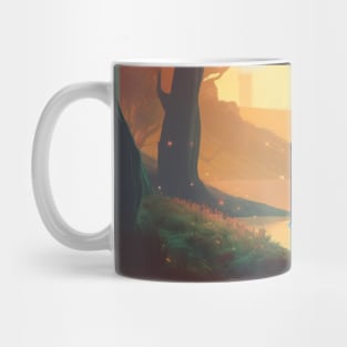 Tardis in Enchanted Forest Mug
